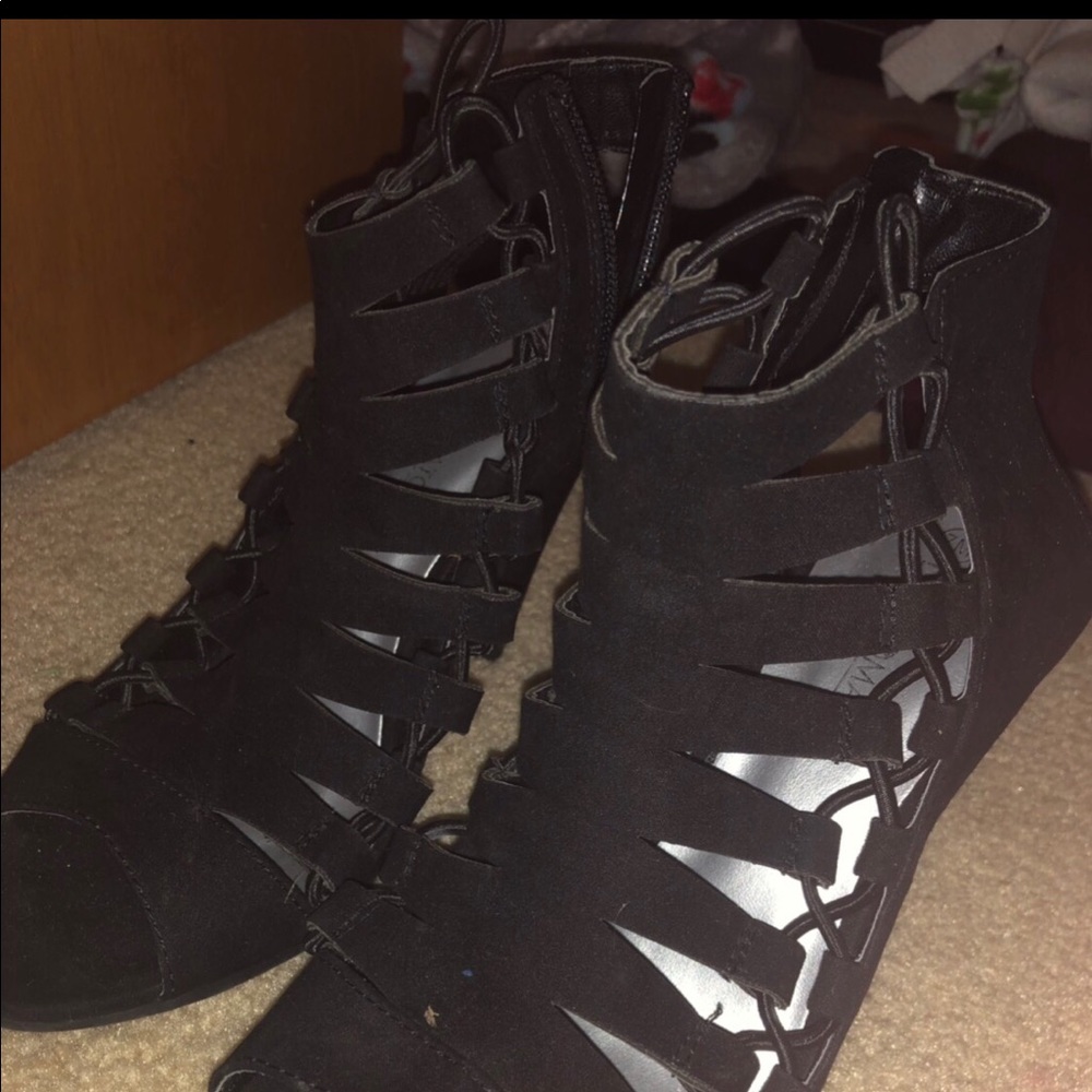 black heels